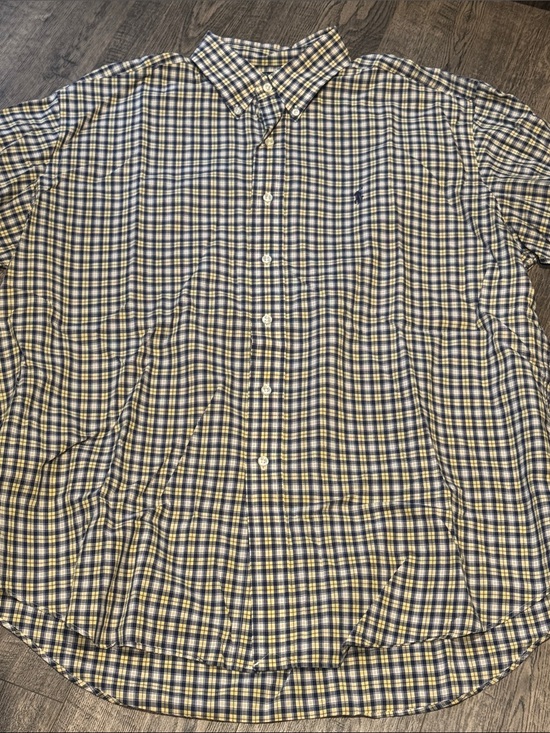 Ralph Lauren Other - Ralph Lauren Blake 100% Cotton Large Plaid Button Down Shirt